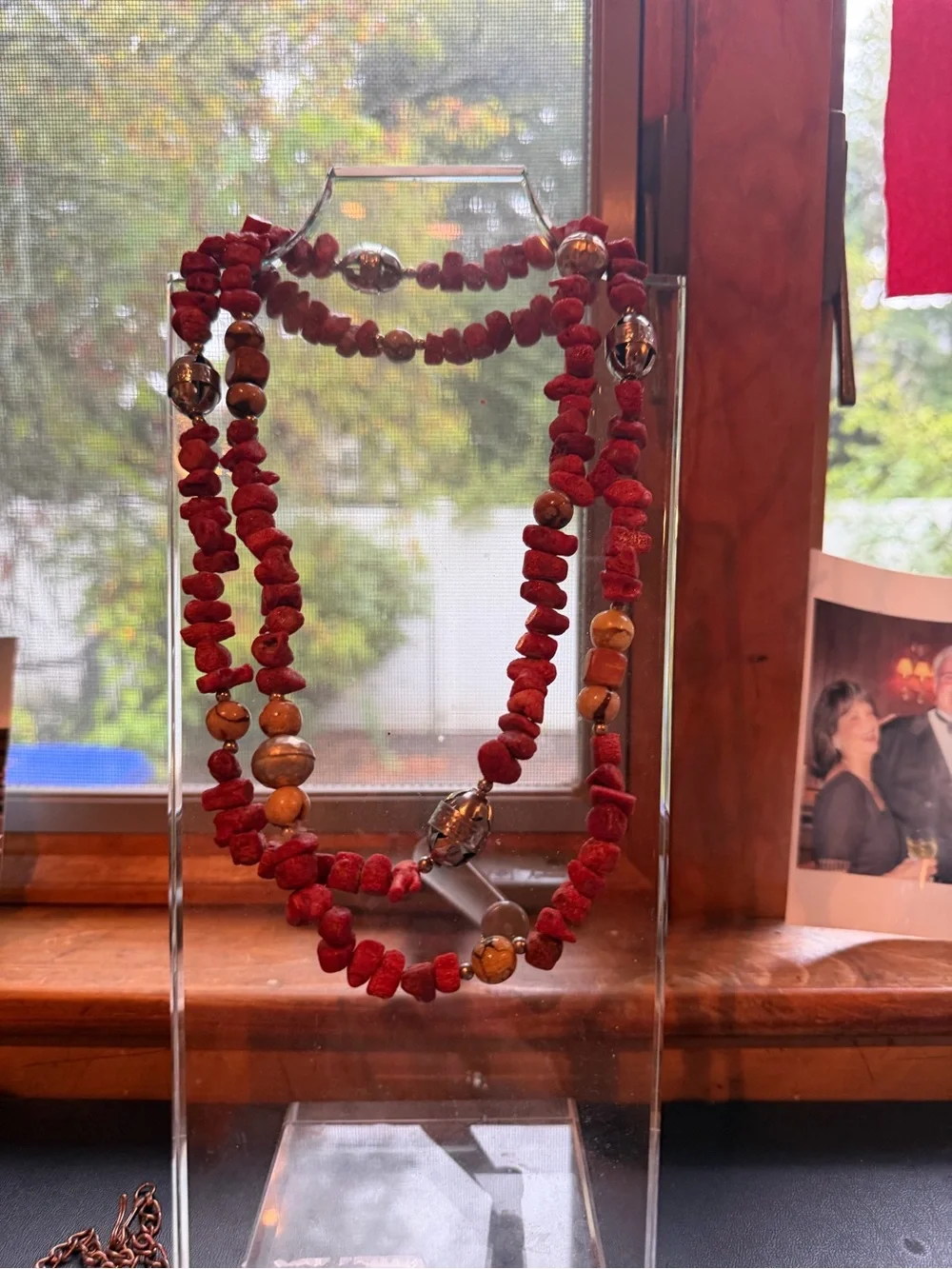 Vintage Real Coral Necklace